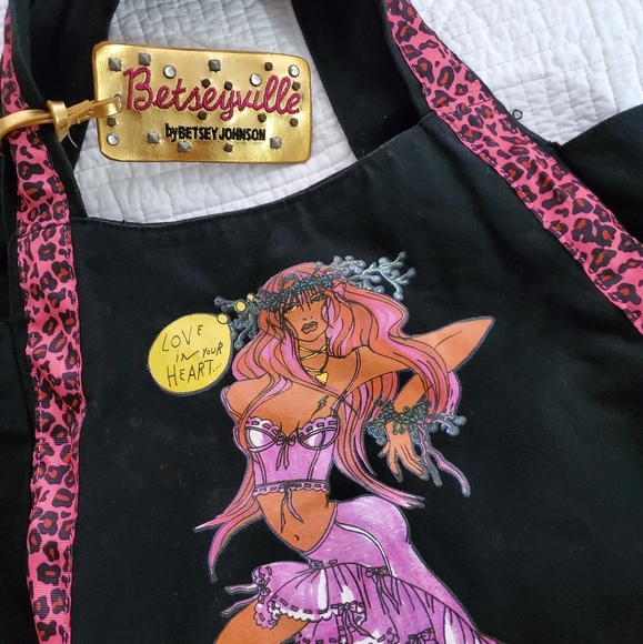 Betsey Johnson Canvas Bag - Picture 2 of 2